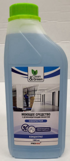 Ср-во моющее с дезинф. эффек.Clean&Green  "Disinfector" (концентрат) 1 л CG8005