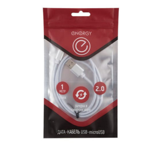 Кабель Energy ET-01 USB/MicroUSB серебро