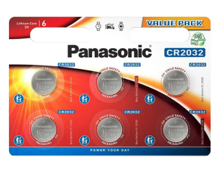 Элемент питания Panasonic CR2025 дисковая 3В бл/6  литиевая