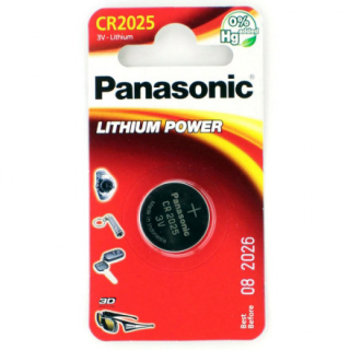 Элемент питания Panasonic CR2025 дисковая 3В бл/1  литиевая