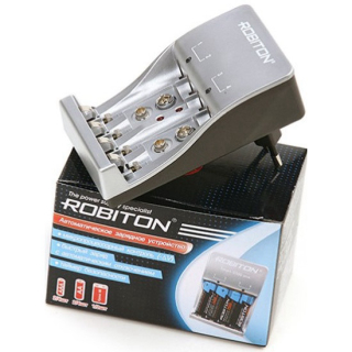 Зарядное уст-во Robiton Smart S500/plus для 2/4 акк ААА, АА, 1-2 акк 9В ток зар. 500мА автомат
