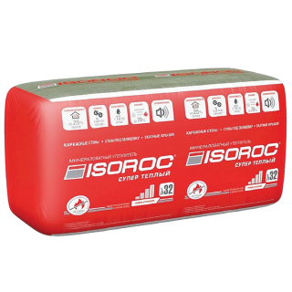 Теплоизоляция ISOROC Супер теплый  ( 100*610*1000) Е/К