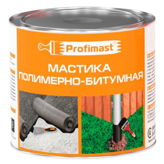 Мастика полимерно-битумная PROFIMAST 2л/1,8кг