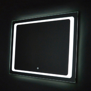Зеркало ФОРТУНА с Led подсветкой и сенсорным выключателем 800х600х30мм