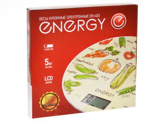 Весы кухонные Energy EN-403 Овощи электр. круглые