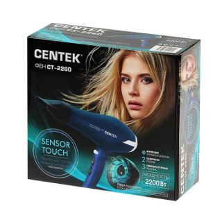 Фен Centek СТ-2260 2200Вт 2реж. мощности, 3 реж, t