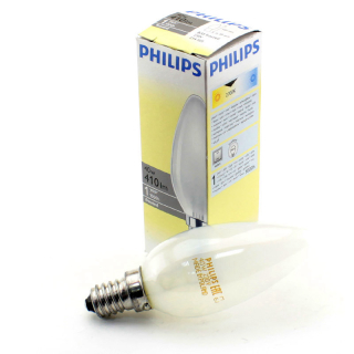 Лампа PHILIPS B35 40W E14 FR свеч.мал.матовая