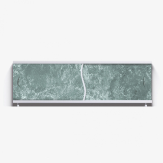 ОПТИМА - 029 - экран под ванну 1,50 Зеленый мрамор пластиковая рама
