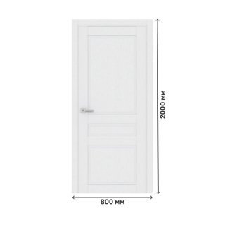 Дверь ДГ Норд Белый 2000*800