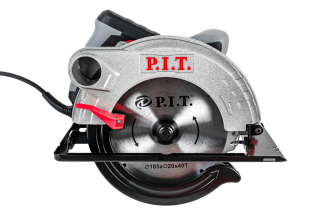 Пила циркулярная P.I.T. PKS185-C3 1400Вт, 5500 об/мин, диск 185 мм, глуб. пропила 60мм