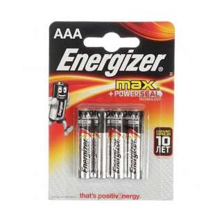 Батарейка ENERGIZER MAX (Power seal) AAA E92 2 шт LR03