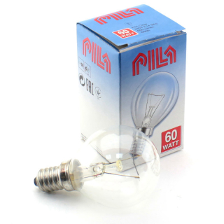 Лампа накал. Pila P45 60W E14 CL шарик-миньон прозрачный