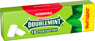 Ж.р. Wrigleys Doublemint Мята 13,6г