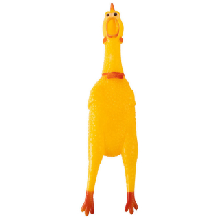 Игрушка-пищалка Курица, 15 см