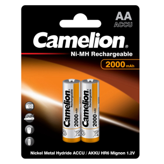 Аккумулятор CAMELION R6 (AA) Ni-MH 2000mAh бл/2