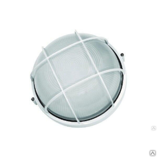 Светильник 1302 НБП 03-60-002 60W Е27 IP54 влагозащищ. до 130 гр. круглый с решеткой