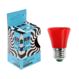 Лампа светодиодная декорат. Luazon Lighting "Фонарик", 5 SMD2835, для белт-лайта, красный 2580328