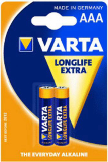 Элемент питания VARTA 4103.101.412 Longlife Extra LR03/286 BL2