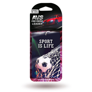 Ароматизатор AVS APS-025 Sport is Life (аром.Leader)  бумажные