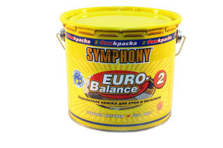 Краска в/э SYMPHONY евро-баланс 2 супер белая 1,35кг