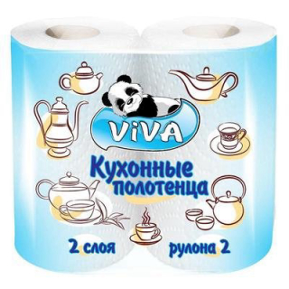 Полотенца бумажные кухонные ViVa 2 сл