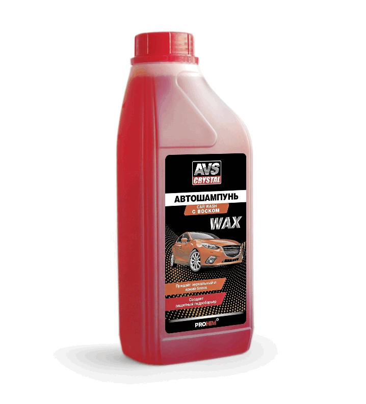 Автошампунь с воском 1л AVS AVK-706