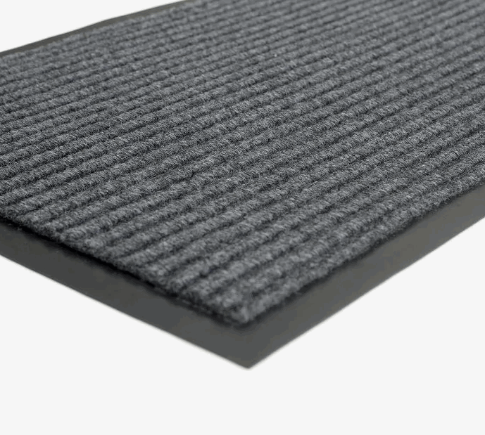 Коврик влаговпитывающий ребристый 120*1500 серый Стандарт
