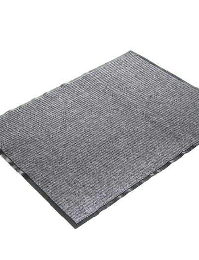 Коврик влаговпитывающий ребристый 90*120 серый Стандарт