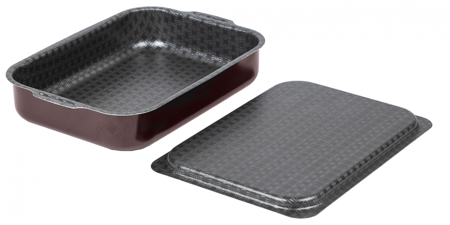 Противень 270*350 мм, мет/кр, внутр.полихромное покр."Кружево" "Lace" 60633524