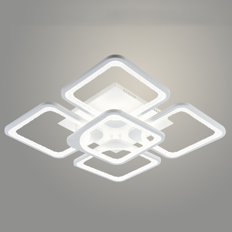 Люстра 08460/4ВLI PR WT белый 96W+8W LED RGB 3000-6500K d675 ПДУ(ИК) диммер