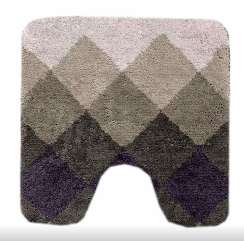 Коврик в/т 50/50 арт. HY-C19003 Мартина серый