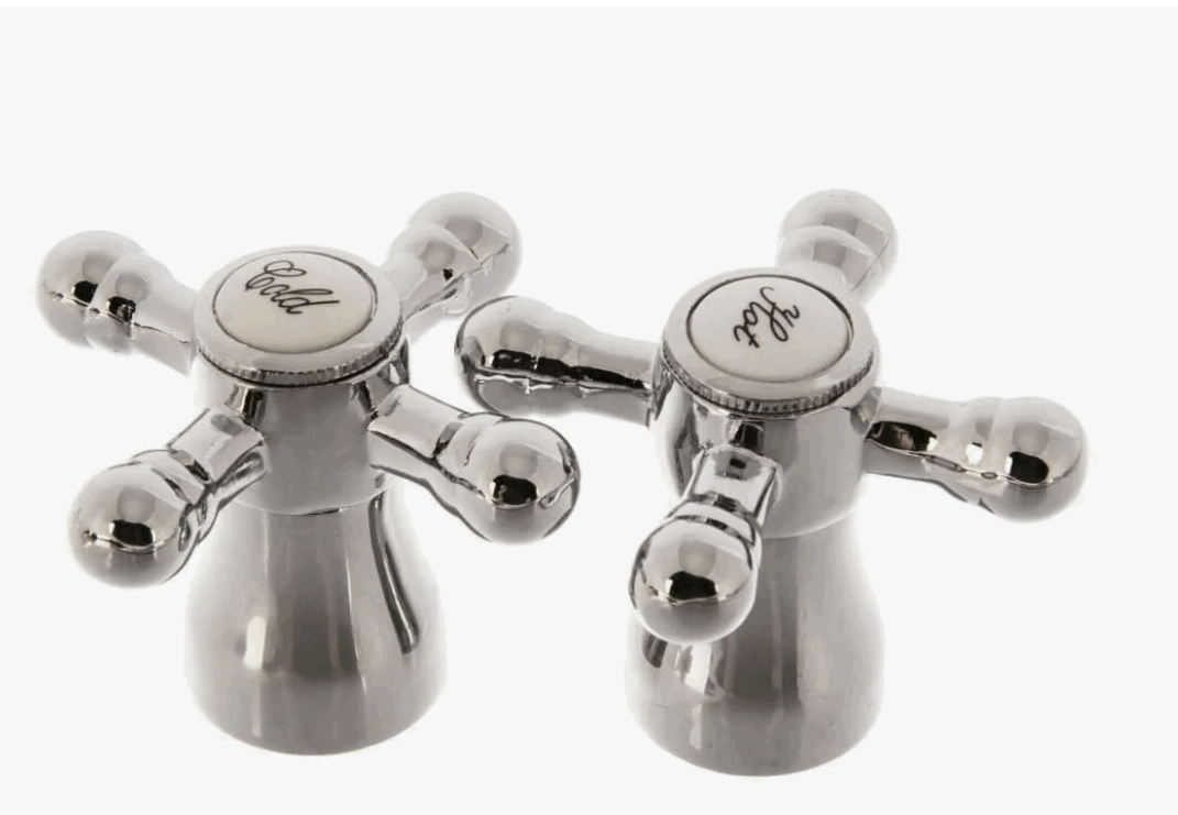 Маховик Крест металл 7*7 квадрат короткий (пара) 20291