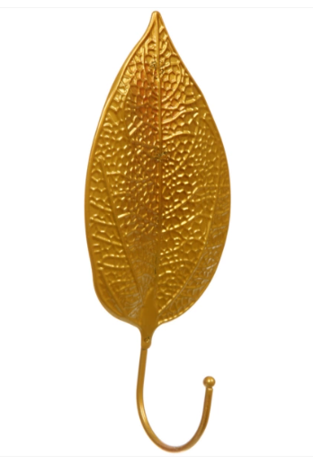 Крючок интерьерный металлический "ЛОФТ ТАМБЛ", пианоно, цвет золото, 8*18,5см 906-456