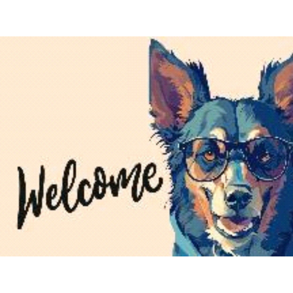 Коврик придверный Dekorelle LAPSHA 253-3.4, разм. 45*75см