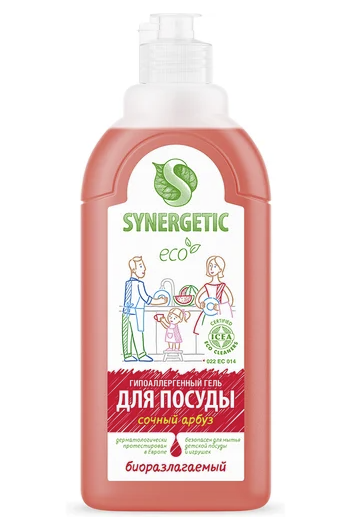 Ср-во д/посуды  Синергетик SYNERGETIC 0,5л Арбуз  103055/25