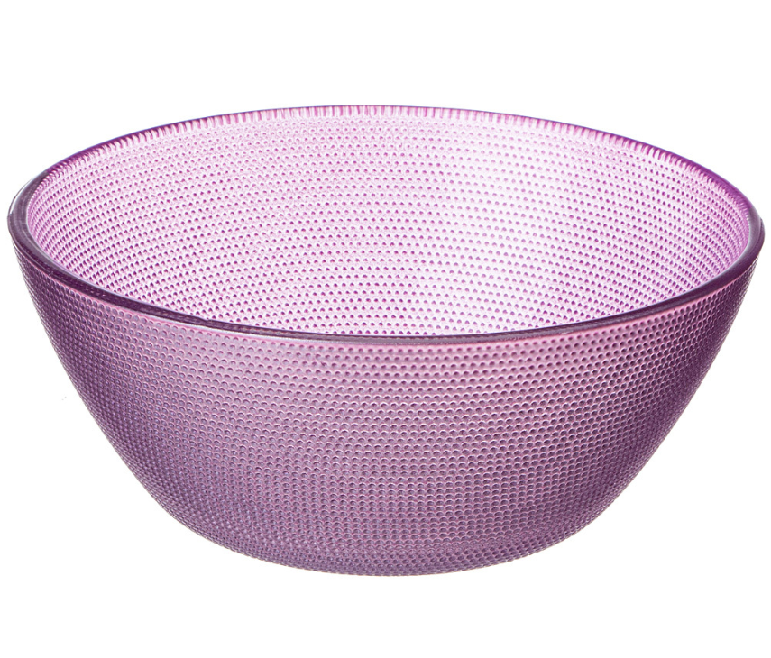 Салатник 650мл 15*15*6,4см Фиолетовый
