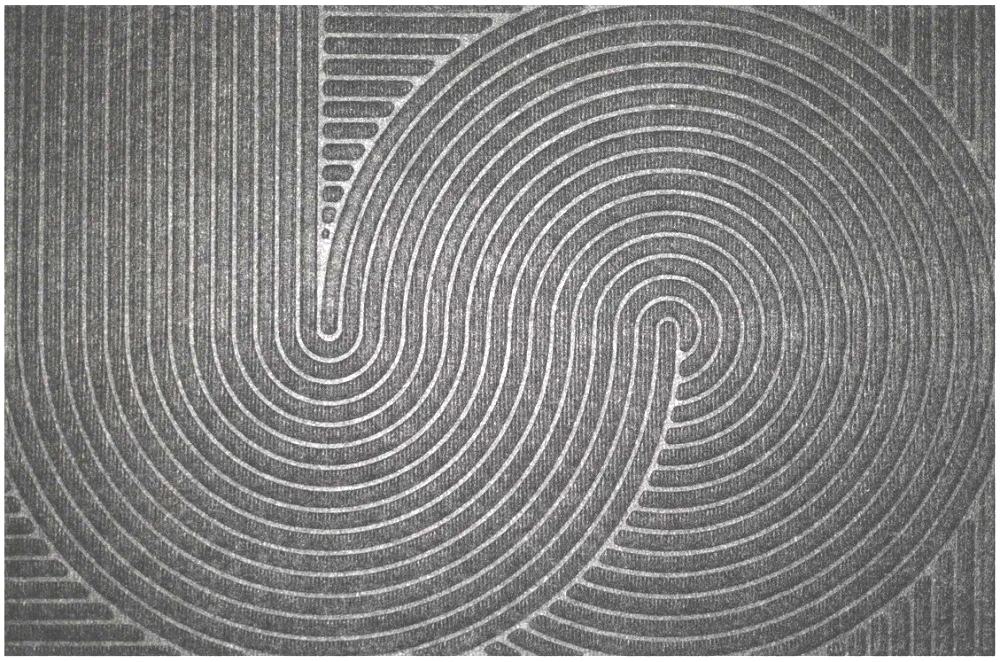 Коврик пористый Улитка 60*90см Серый