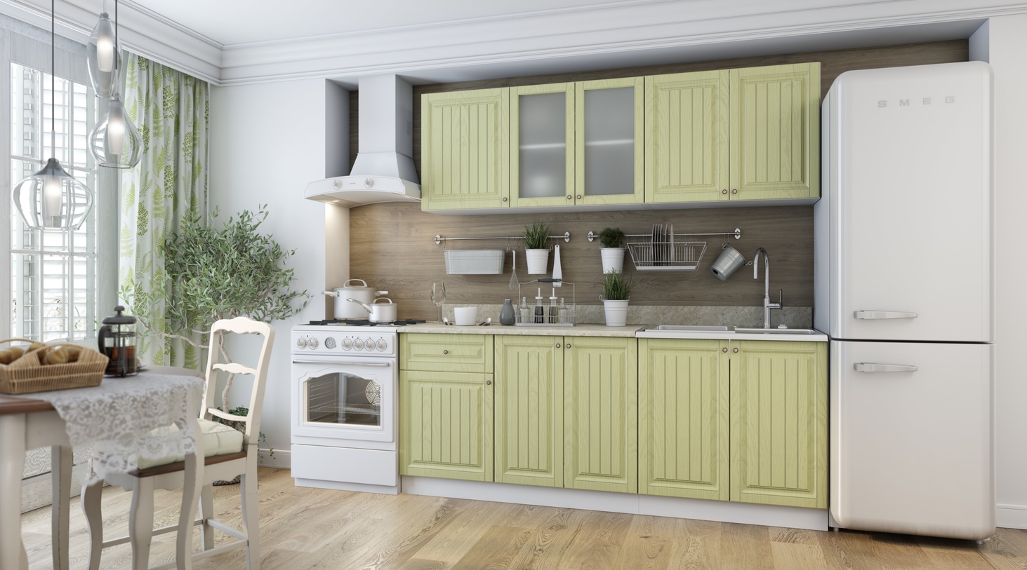 Кухня 2,0 Хозяюшка фисташка