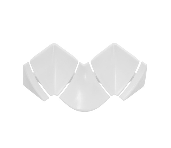 Набор комплектующих к плинтусу д/столешницы белый И ПС-Н5К-Ф1 