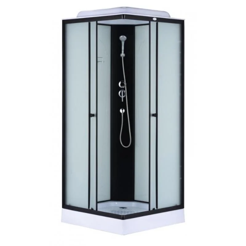 Кабина душ. ALT-8010Q (100*100*215), низкий поддон 