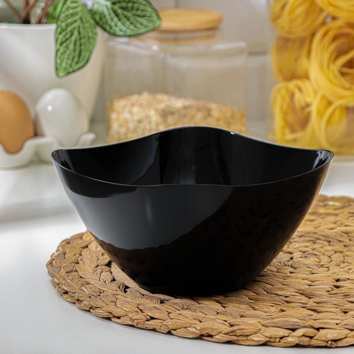 Салатник Рондо 1,0л 04205 Черн.