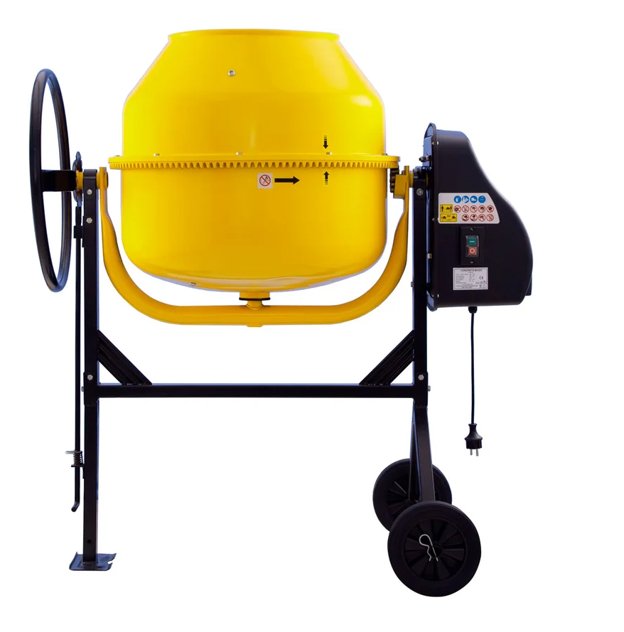 БИБЕР Бетоносмеситель 160/105л, 650Вт, 29 об/мин, 220В, 47кг, чугунный венец 99305 