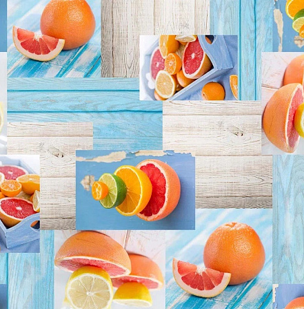 Клеенка ПВХ на нетканой основе Dekorelle Jakline 372 разм. 1,4*20м