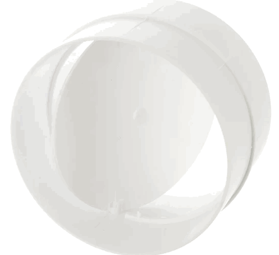 Соединитель круглый с обратным клапаном 100 СКПО