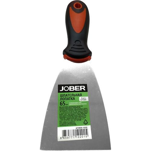 Шпатель Jober 65 мм, нержавеющая сталь, обрезиненная ручка