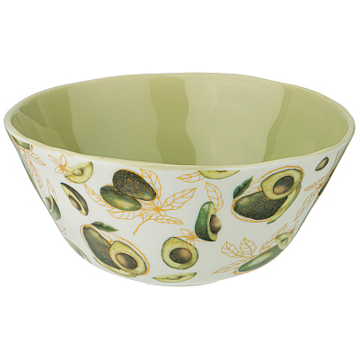 Салатник bronco Avocado 1400 мл 20*9,5 см зелёный арт. 189-429