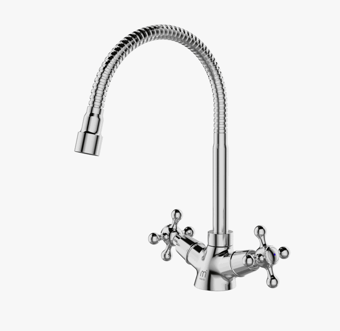 Смеситель для кухни, с гиб. изл. Duplex, Milardo, DUPSB0FM05