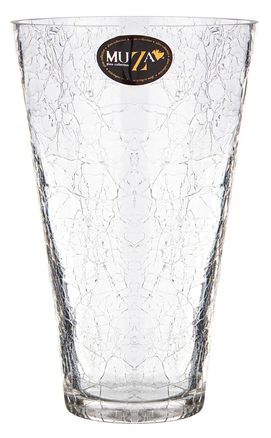 Ваза конус "CRACLE" в. 24см 380-645