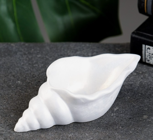 Кашпо фигурное "Ракушка" перламутр 13*6*3см 7696431