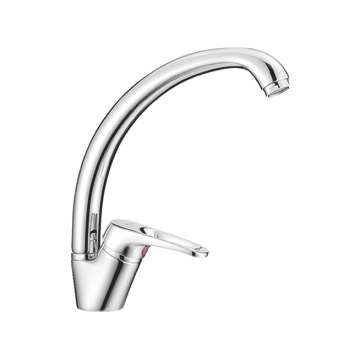 Смеситель для кухни, однорычажный, хром, латунь, Accoona A5050